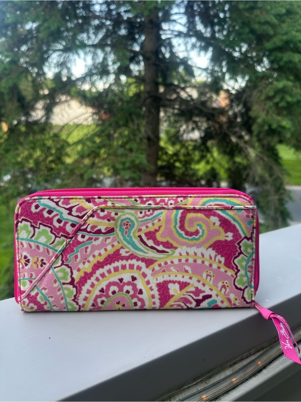 Vera Bradley Capri Melon Large Wallet View 4